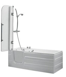 baignoire à porte