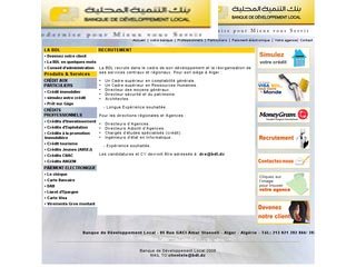 Banque de développement local BDL: Recrutement des banques en Algérie
