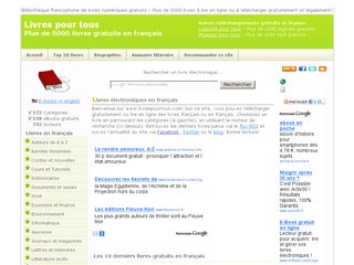 Livres et ebooks gratuits en français à télécharger sur livrespourtous.com