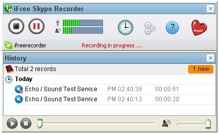 Télécharger iFree Skype Recorder: Enregistrer les appels de Skype en MP3