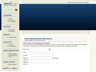 Recrutement par Servicom en Tunisie: Expertise en télécommunication