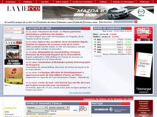 Journal la vie économique au Maroc: Site la vie éco lavieeco.com