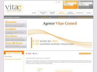 Recrutement agence vitae conseil au Maroc par candidature spontanée