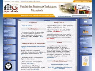 Fstg-marrakech.ac.ma: Site de faculté des sciences et techniques à marrakech