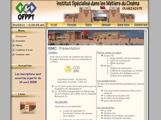 ISMC à Ouarzazate: Institut de métiers de cinéma au Maroc