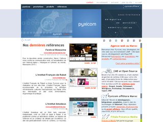 Pyxicom au Maroc: Recrutement en web à Rabat
