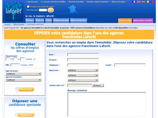 Laforêt immobilier en France: Recrutement et candidature spontanée