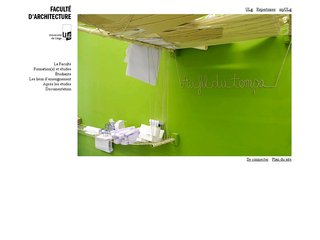 www.archi.ulg.ac.be: Faculté d&rsquo;architecture en Belgique
