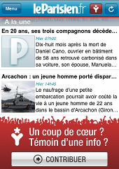 Le parisien gratuit de iPhone et iPad à télécharger en ligne