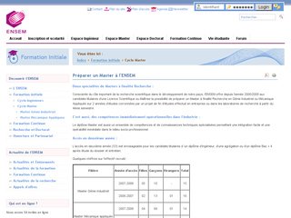 Infos de master à ENSEM Casablanca sur www.ensem.ac.ma