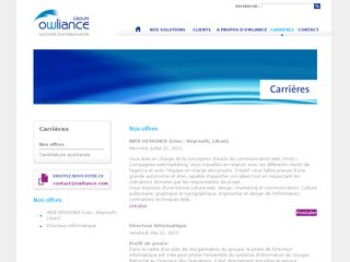 Recrutement Owliance en Tunisie dans l’assurance et en informatique