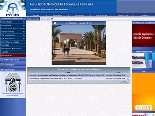 www.fst-usmba.ac.ma: Faculté des sciences et techniques de Fès