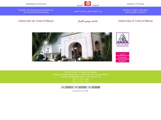 www.utm.rnu.tn: Université de Tunis El Manar en Tunisie