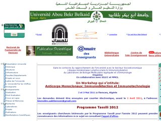 www.univ-tlemcen.dz: Université de Tlemcen en Algérie