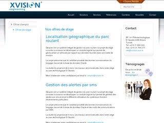 Xvision Engineering en Tunisie: Recrutement et stage