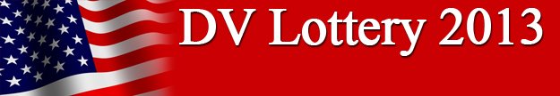 Programme de DV lottery 2013: Carte verte de visa aux USA