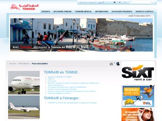 Travailler chez Tunisair en Tunisie