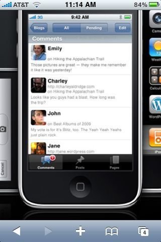 WordPress 2 gratuit pour iPhone OS à télécharger