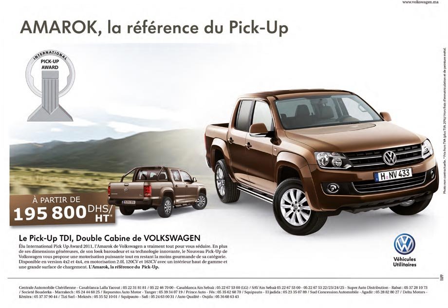 Volswagen Maroc: Prix de vente et catalogue en PDF