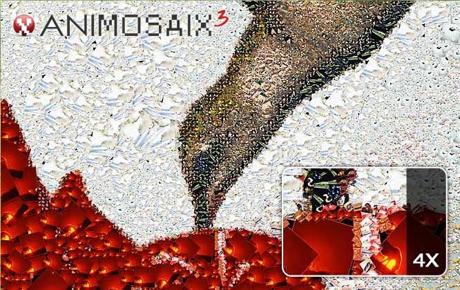 Animosaix Wallpapers and Screensaver: Créer des mosaïques avec vos images