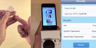 Dépistage du VIH avec un smartphone en 15 min