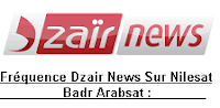 Fréquence Dzair News sur Nilesat et Badr Arabsat